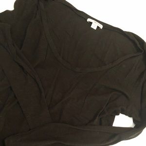 Black James Perse standard top